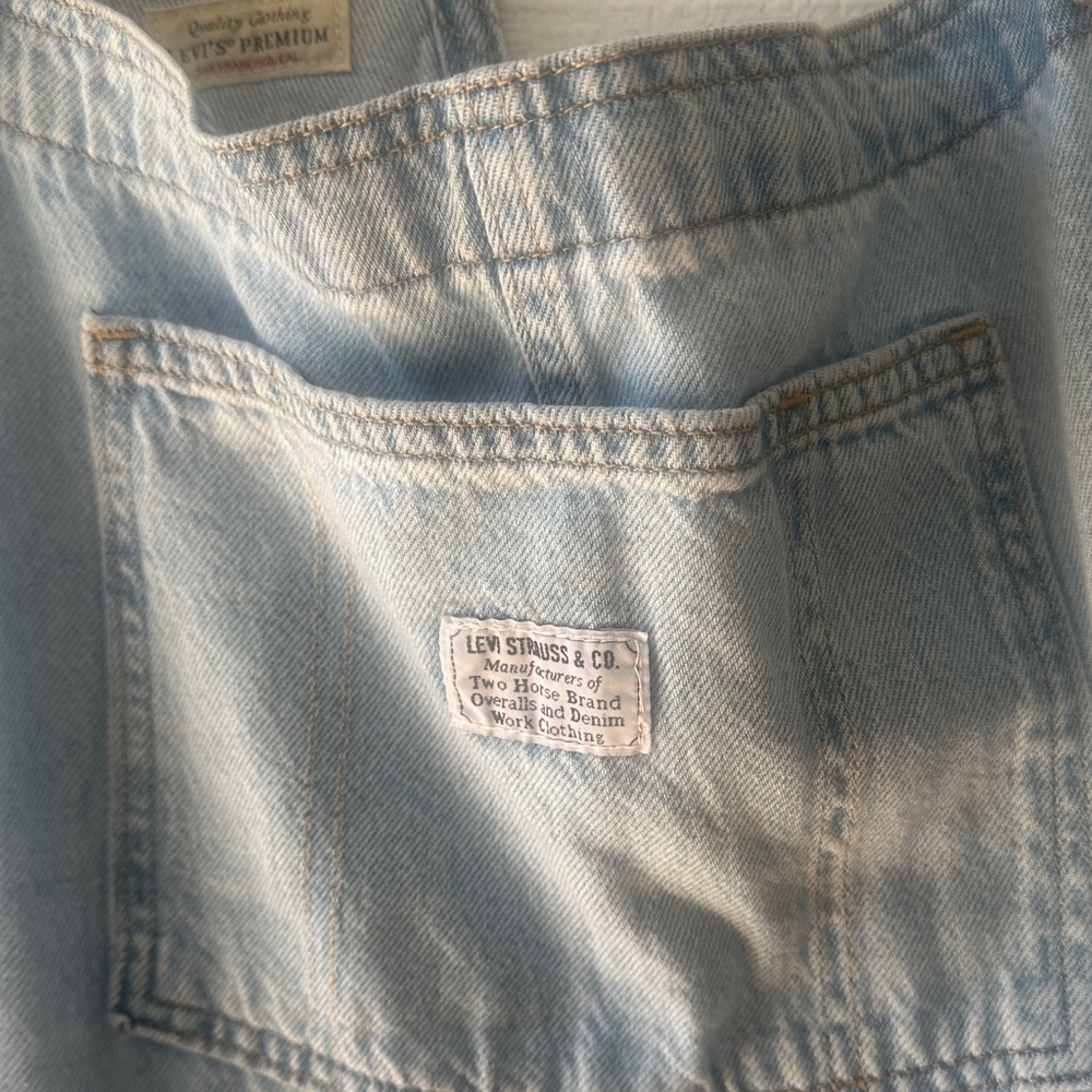 Levi Strauss Light Blue Denim Overalls - Picture 3 of 10